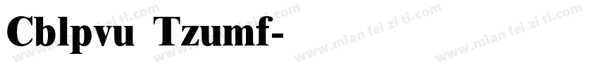 Cakout Tytle字体转换